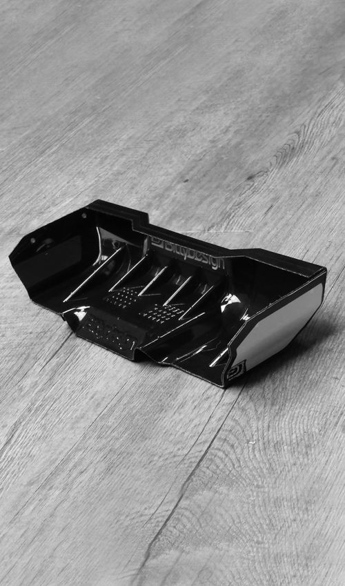 Immagine di Kit alettone Lexan Zefirus 1/8 Buggy & Truggy (Nero)