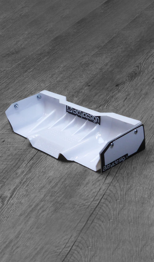 Immagine di Kit alettone Lexan Zefirus 1/8 Buggy & Truggy (Bianco)