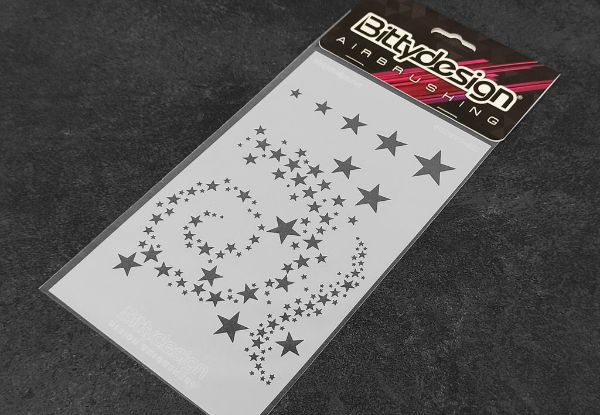 Immagine di Stencil vinile 'Stars V2'