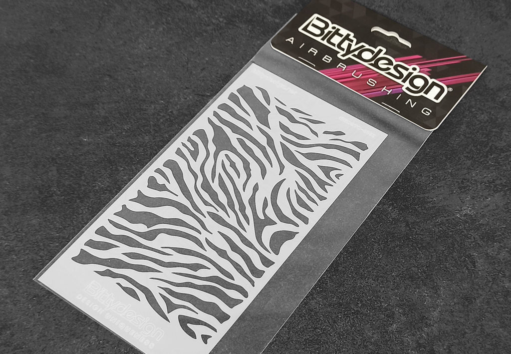 Immagine di Stencil vinile 'Zebra'