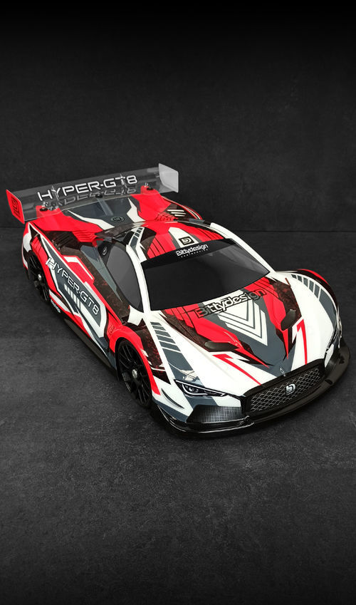 Immagine di Carrozzeria 1/8 GT HYPER-GT8