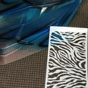 Picture of Vinyl stencil 'Zebra'