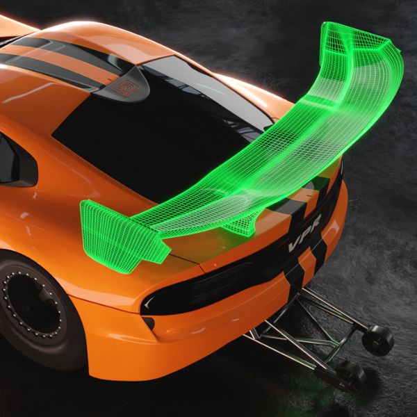 Immagine di Kit Alettone 1/10 GT racing