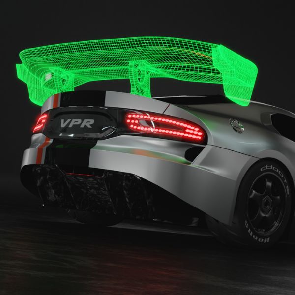 Immagine di Kit Alettone 1/7 GT racing