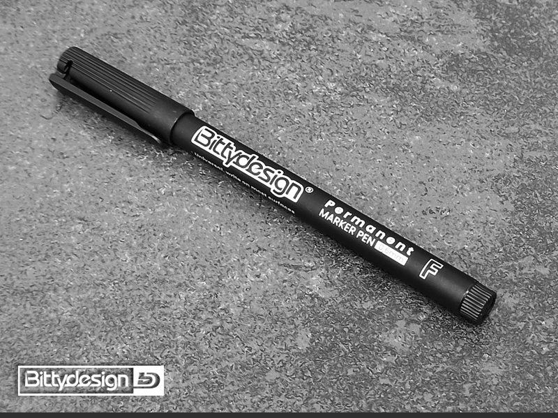 EC Office Products Permanent Marker, Ultra-Fine Point, Black