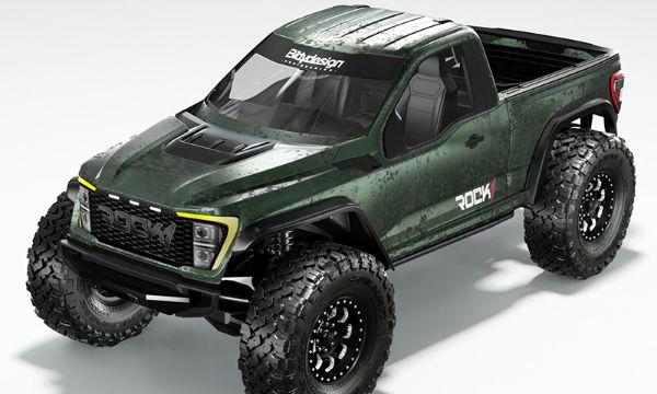 Picture of ROCK1 clear body set for Vanquish VS4-10 Phoenix/Fordyce 1/10 Rock Crawler, Pre-Cut