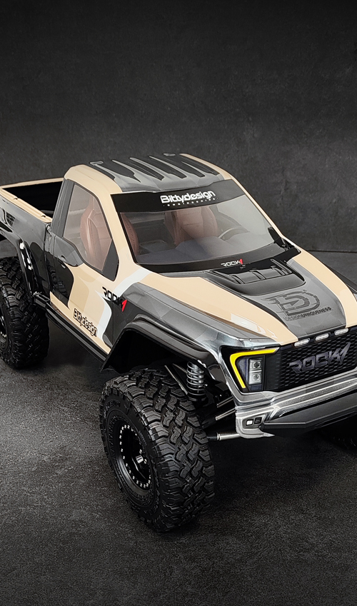Picture of ROCK1 clear body set for Vanquish VS4-10 Phoenix/Fordyce 1/10 Rock Crawler, Pre-Cut