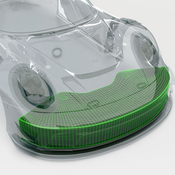 Picture of Front bumper foam P-GT3R ARRMA body shell