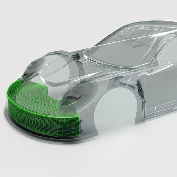 Picture of Front bumper foam P-GT3R ARRMA body shell