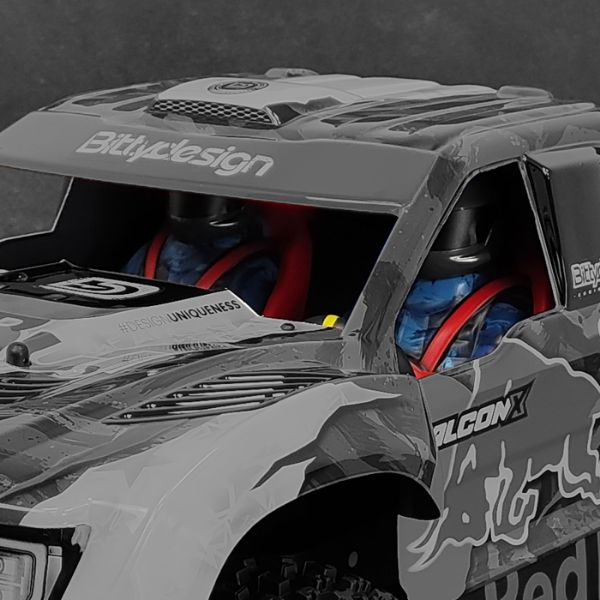 Picture of Clear Interior for FALCON-X body TRAXXAS UDR, Pre-cut