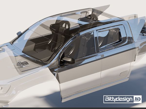 Picture of Interior for RR-baja/ultra Crawler 1/10 body