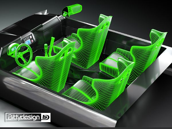 Picture of Driver Seat for interior RR-baja/ultra body