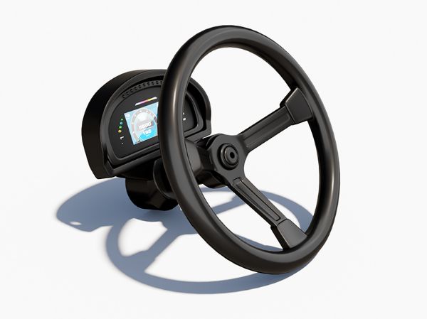 Immagine di Volante per cockpit interno carrozzeria RR-baja/ultra