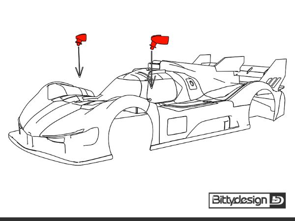 Picture of Rearview mirrors kit (left/right) for 499T/499R LMH body