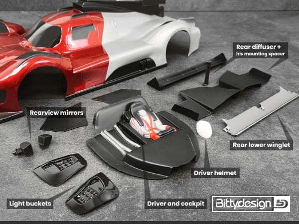 Immagine di Kit estetico per carrozzeria 499T LMH