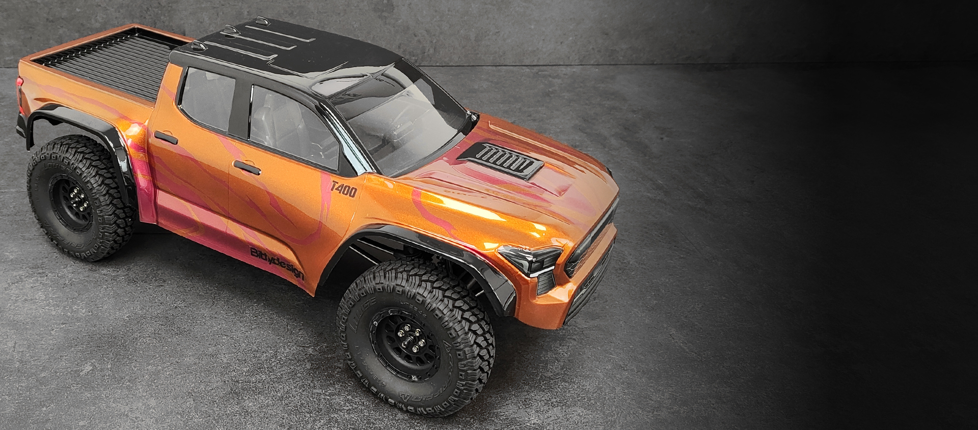 Immagine di Carrozzeria T400 per 313mm (12,3") Rock Crawler, Pre-tagliata