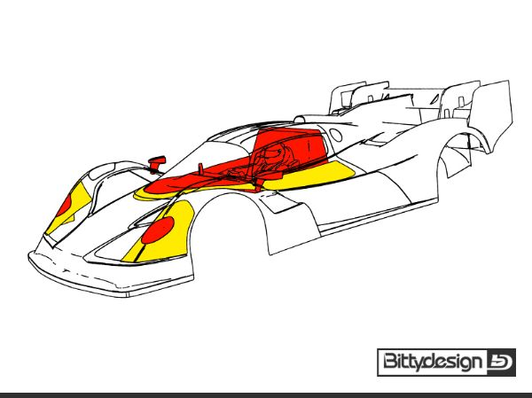 Immagine di Kit estetico per carrozzeria AMR10 LMH