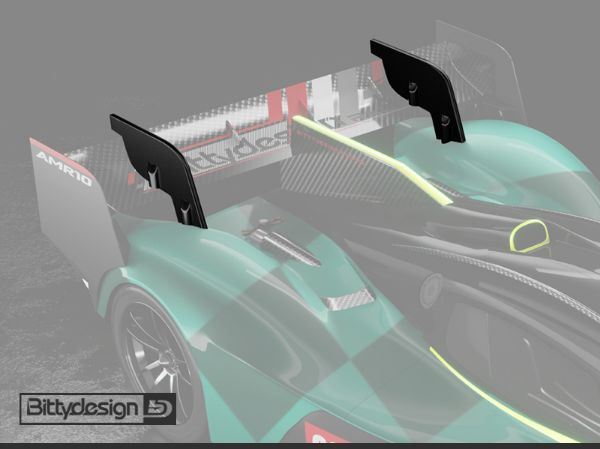 Immagine di Pinne ala estetiche per carrozzeria LMH AMR10