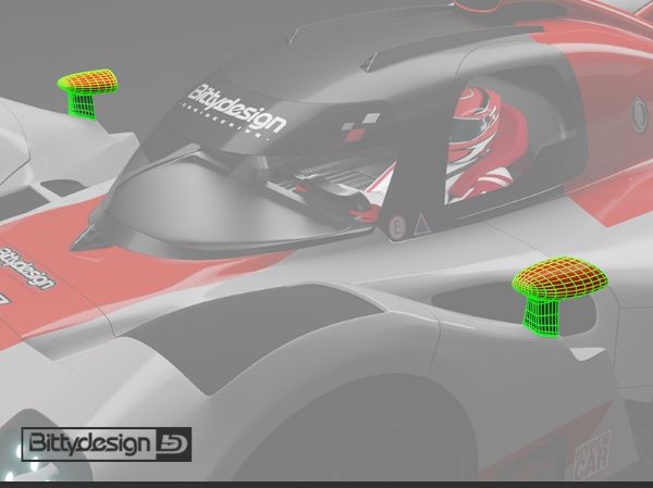 Immagine di Kit specchietti per carrozzeria LMH GR010