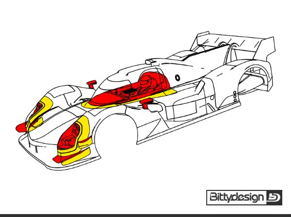 Immagine di Kit estetico per carrozzeria GR010 LMH