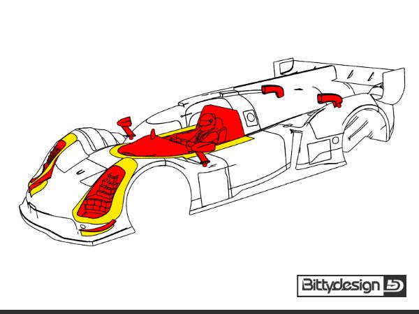 Immagine di Kit estetico per carrozzeria GLH-007 LMH