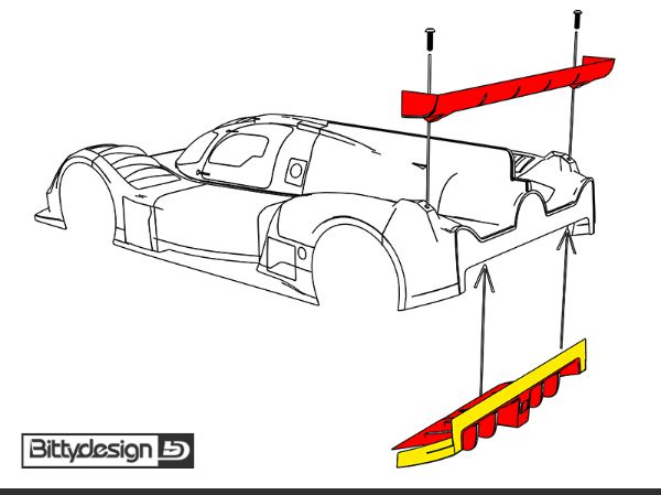 Immagine di Kit estetico per carrozzeria GLH-007 LMH