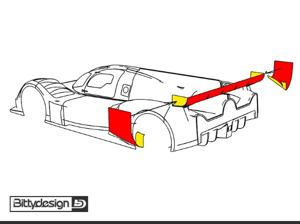 Immagine di Kit estetico per carrozzeria GLH-007 LMH