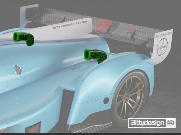 Immagine di Presa aria estetiche per carrozzeria LMH GLH-007