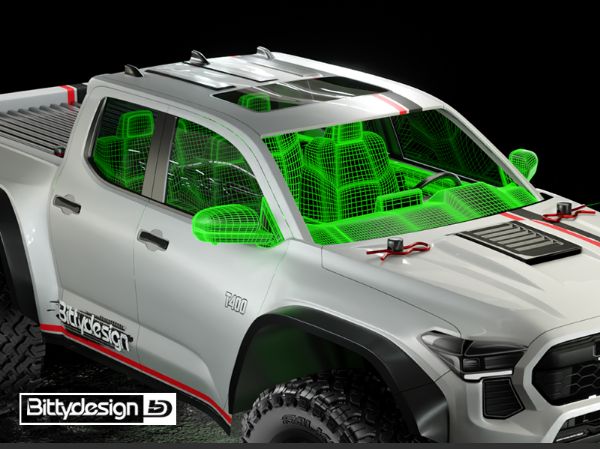 Immagine di Interno per carrozzeria T400 1/10 Crawler