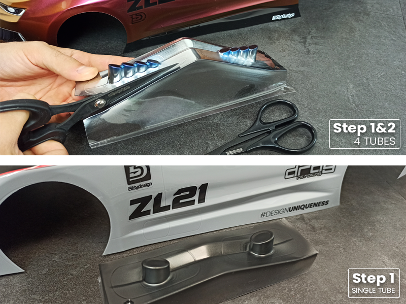 ZL21 - ZL21 - Cut out the exhausts of your preference