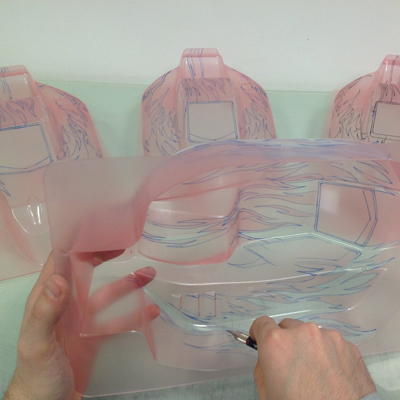 LEXAN liquid mask for model making and airbrushing