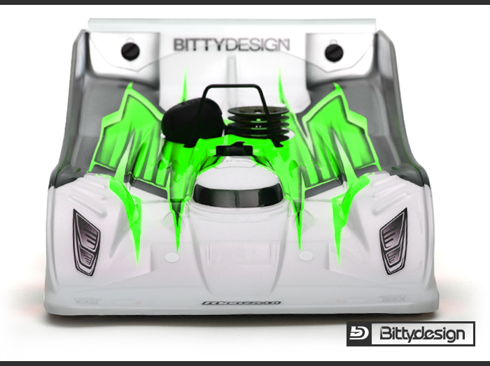 Bittydesign Monza-L8 Clear Lightweight Body Pre-Cut X-Ray RX8 12-14 Spec BDMZ-L8