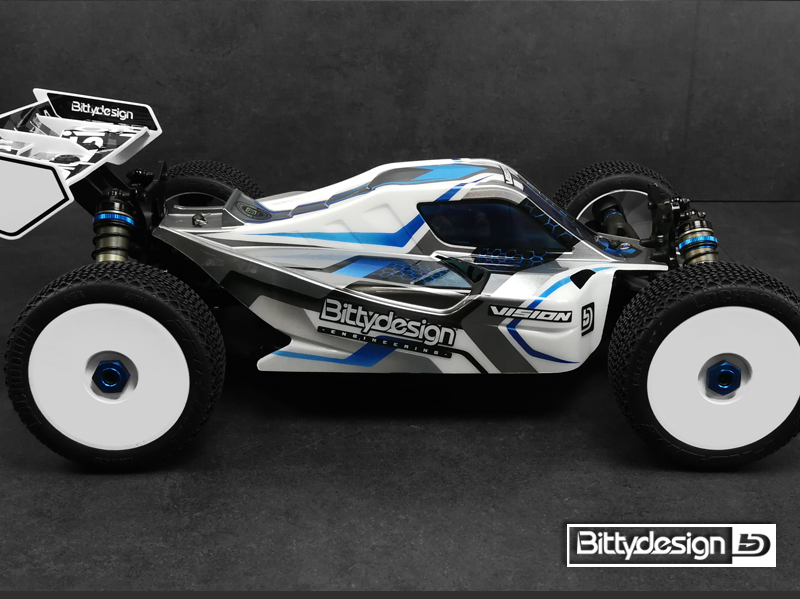 POSTS & DECAL SHEET * AE Team Associated 1/8 RC8B3.1 4WD CLEAR BODY