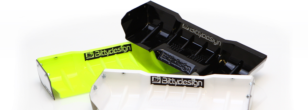 Bittydesign - Zefirus 1/8 Buggy & Truggy lexan wing set (White)